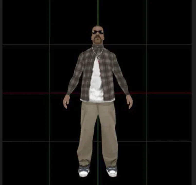 Street Criminal White Pedestrian NPC - GTA San Andreas