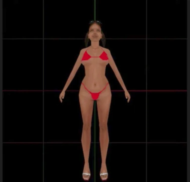 HFYBE (Woman In Her Red Bikini Pedestrian NPC) GTA San Andreas
