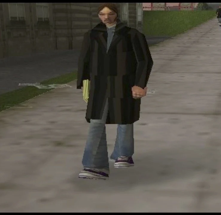Male Student Pedestrian NPC - GTA 3