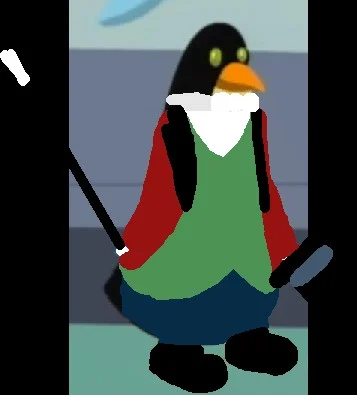 Magician Henry the penguin
