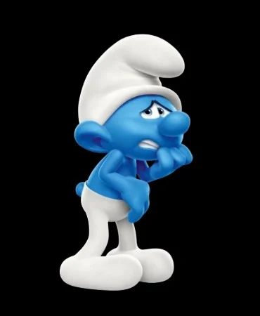 scaredy smurf