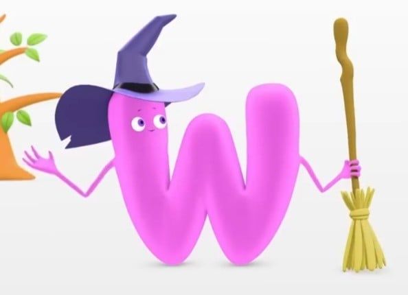 Letter W (CATA - BabyTV)