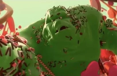Green monster Ralph (Wreck it Ralph)