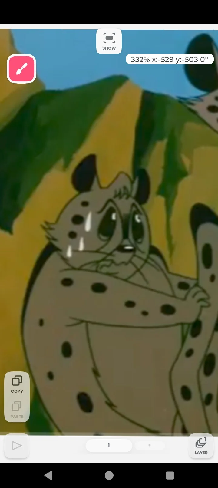 Tab the hyena 