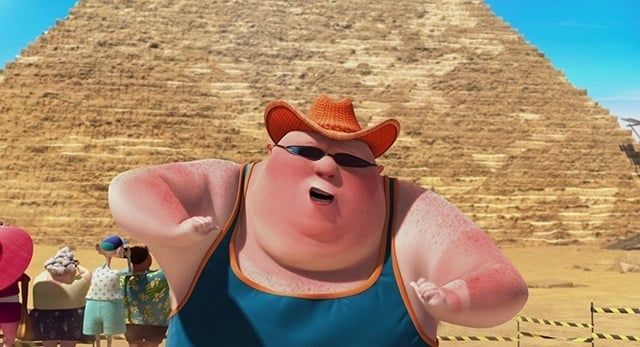 Egyptian tourist (despicable me)