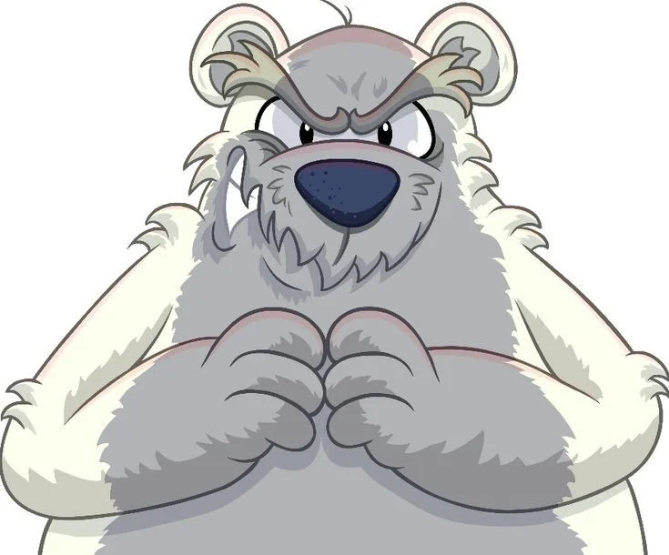 Herbert Percival Bear Esquire-el oso polar-Sergio Bermejo-Club Penguin-2012-2014 (Latin Americ-American Spanish Dub-Español latino)