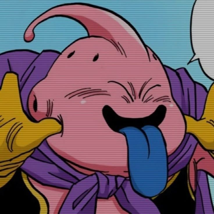 Majin Buu gordo-Boo-Agustín Mario Sauret Garrido-Dragon ball Z-DBZ (Latin Americ-American Spanish Dub-Español latino)