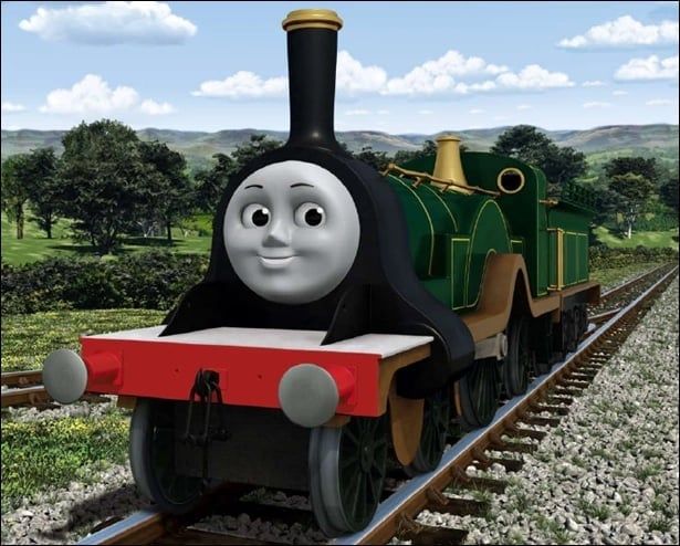 Emily the Stirling Emerald Green Engine (CGI Era)