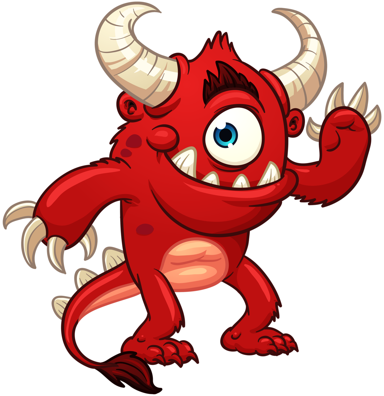 One eyed red monster 