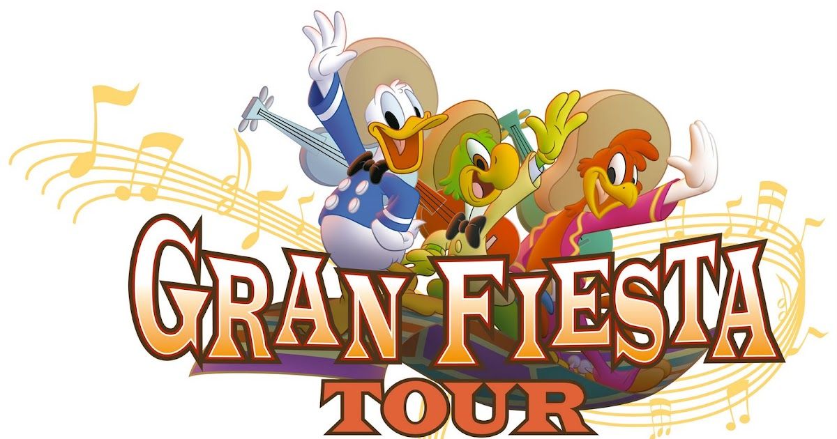 The three caballeros form the gran fiesta tour