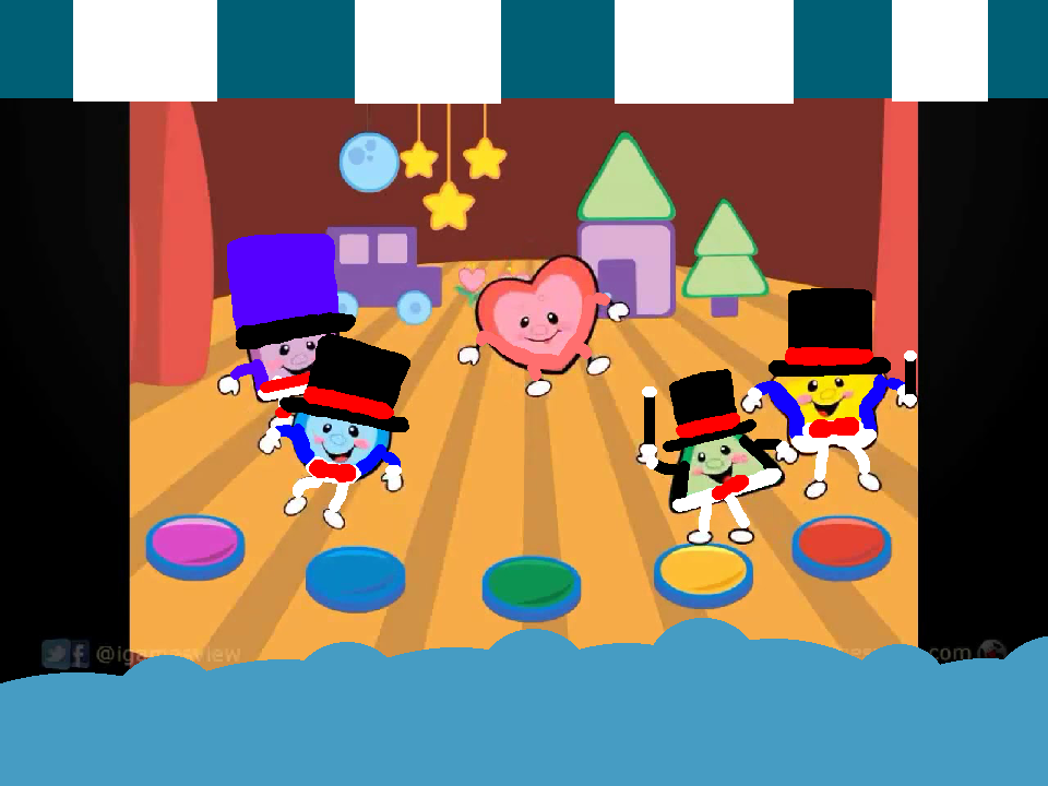The performer shapes