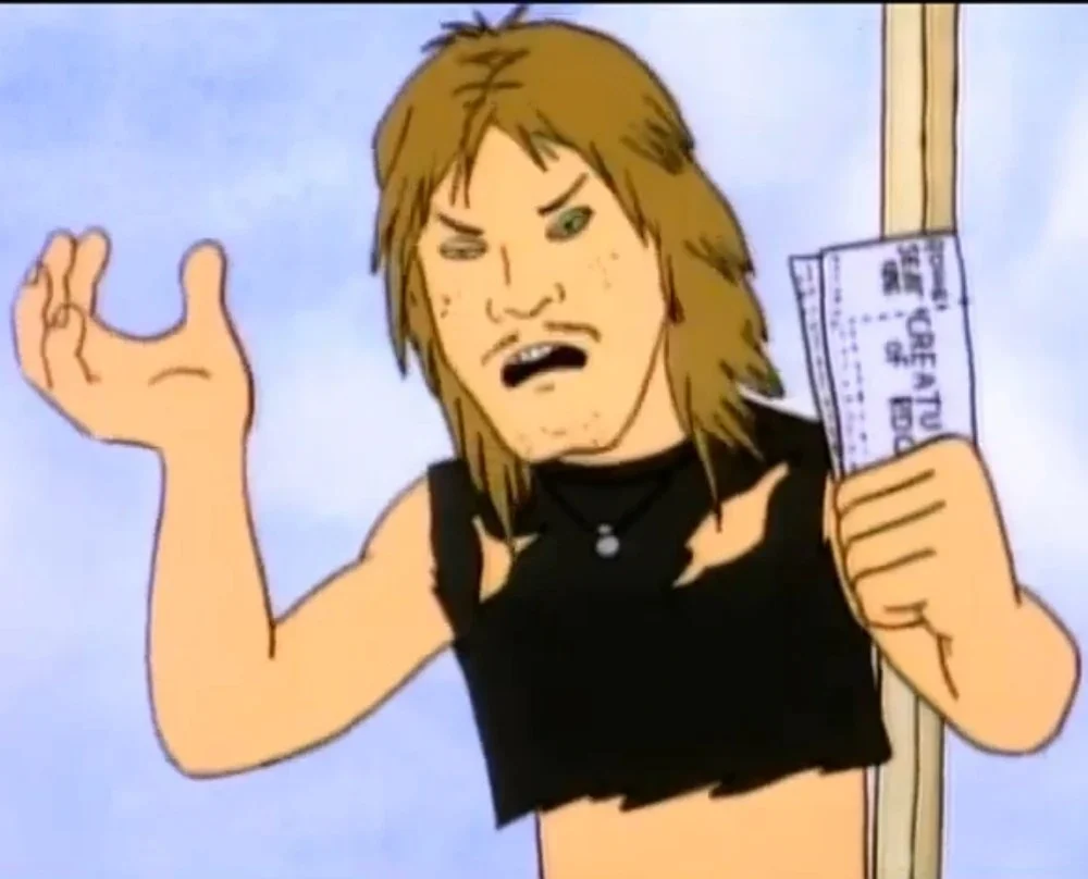 Ticket Scalper (Beavis and Butt-Head) (Mike Judge)
