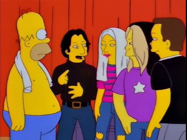 Jimmy Chamberlin of The Smashing Pumpkins (The Simpsons)
