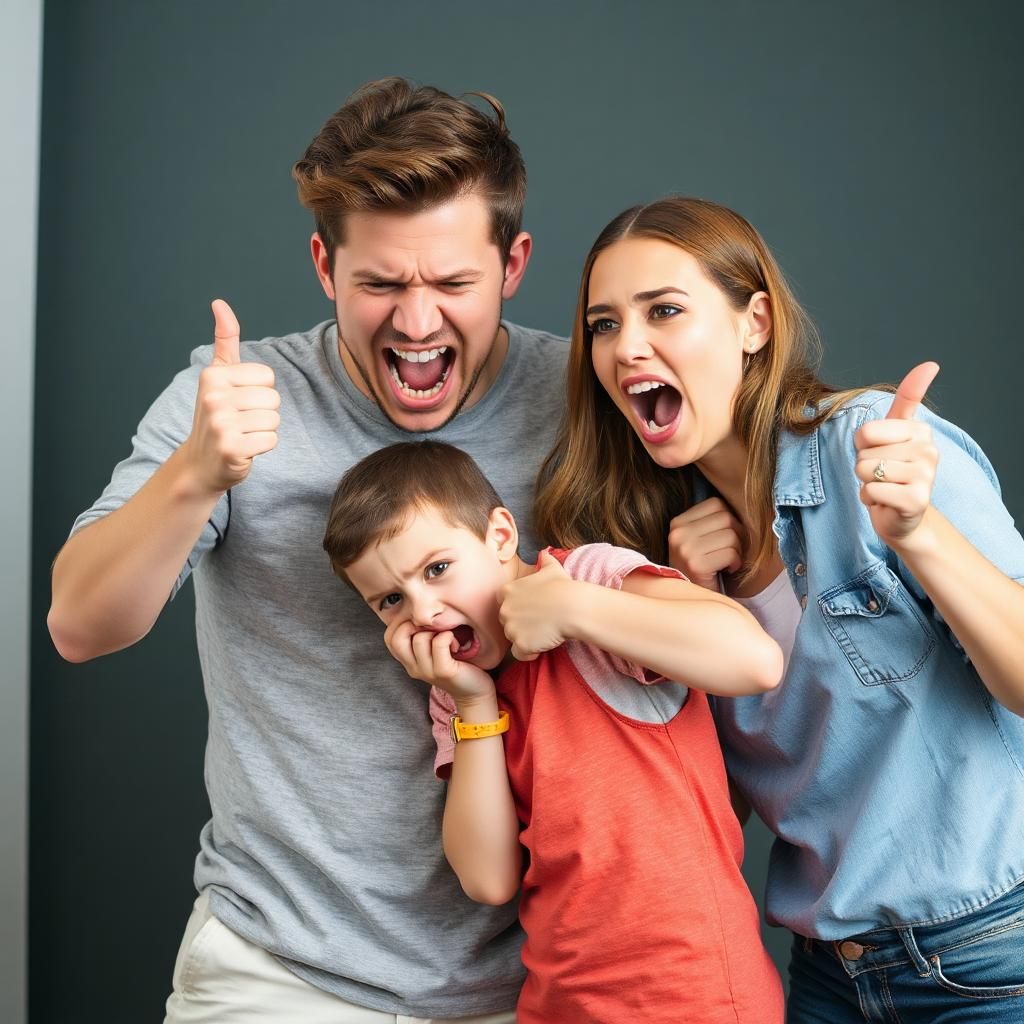 Yelling Adult parents