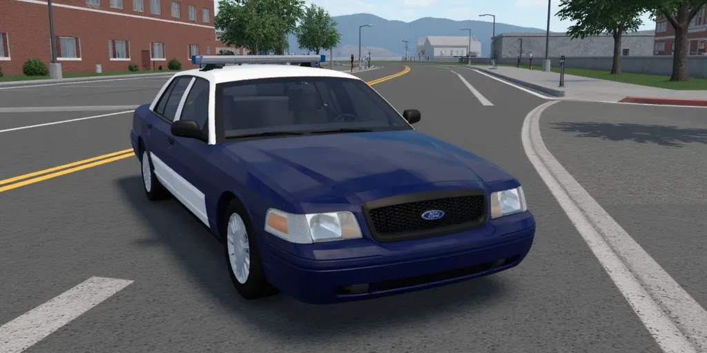 2005 Ford Crown Victoria in Car Crushers 2, in a city