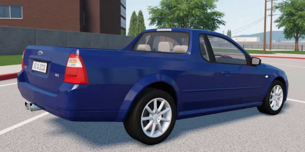 2005 Ford Mondeo (as a pickup) in Car Crushers 2, in a city