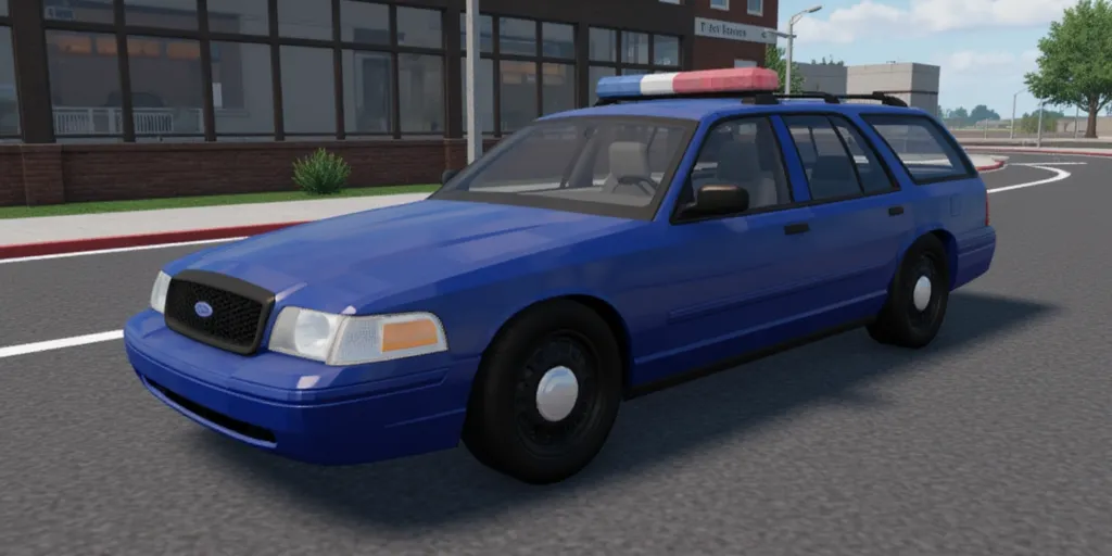 2005 Ford Crown Victoria (as a station wagon) in Car Crushers 2, in a city
