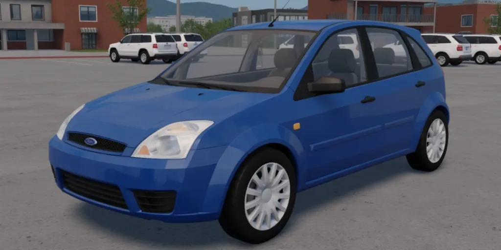 2006 Ford Fiesta (as a station wagon) in Car Crushers 2, in a city