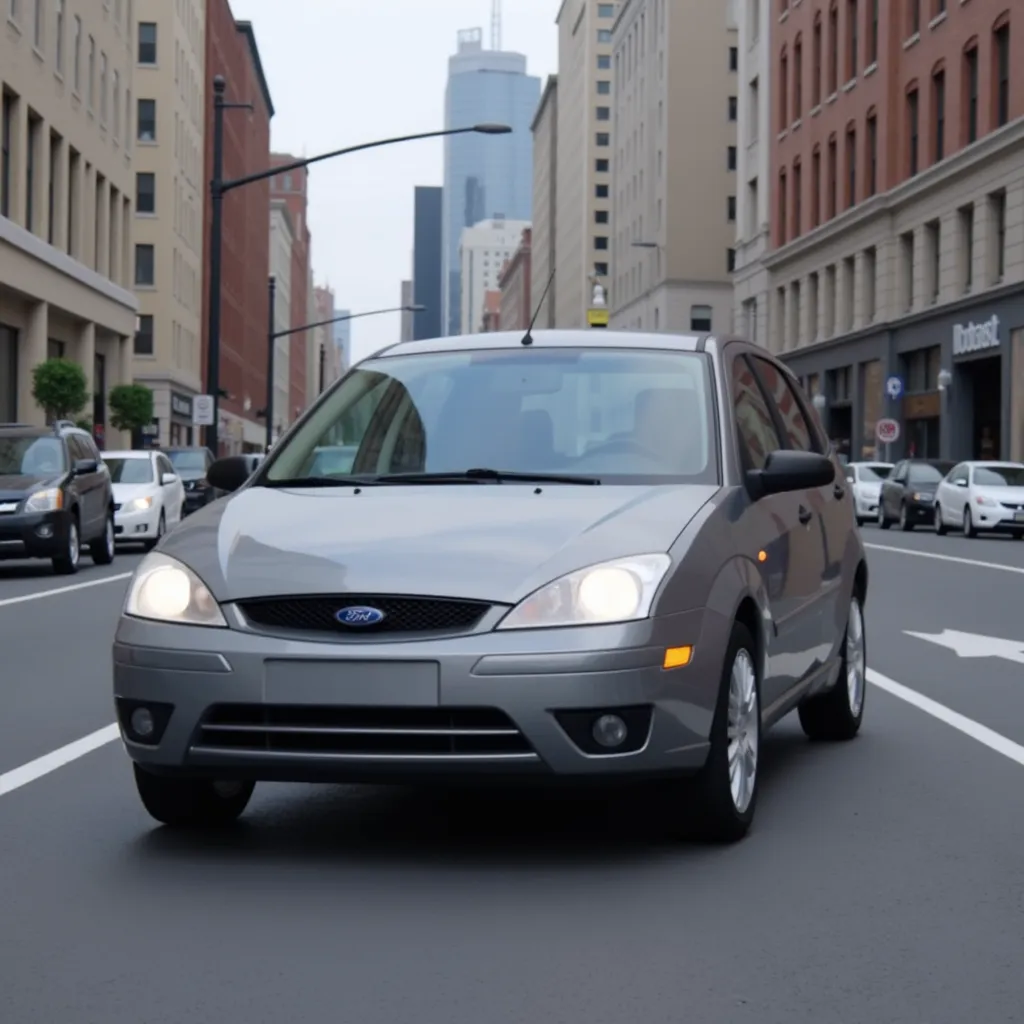 2005 Ford Focus, European Ford Focus, in Car Crushers 2, in a city