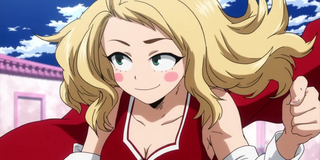 My Hero Academia style, Marilyn Monroe, screenshot from My Hero Academia