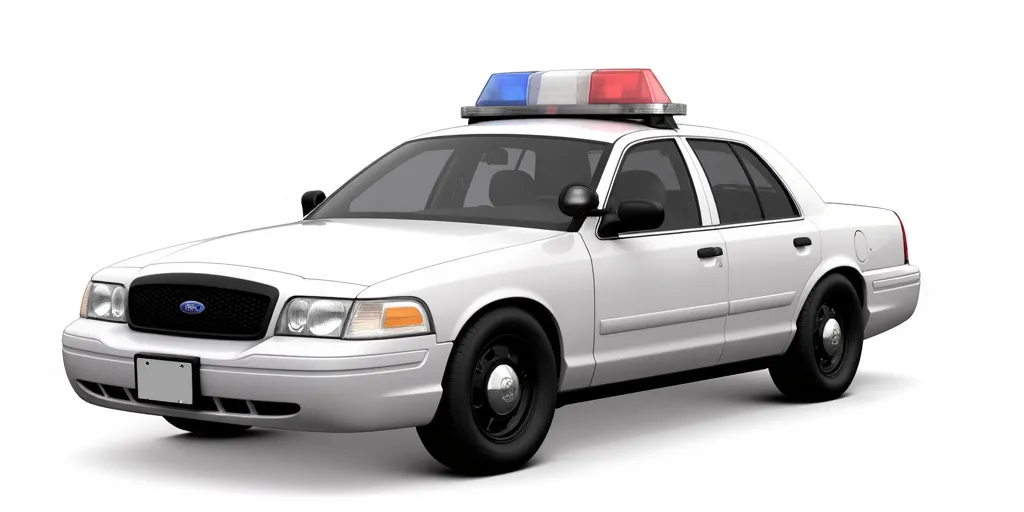 super smash bros ultimate render, white background, 2001 Ford Crown Victoria