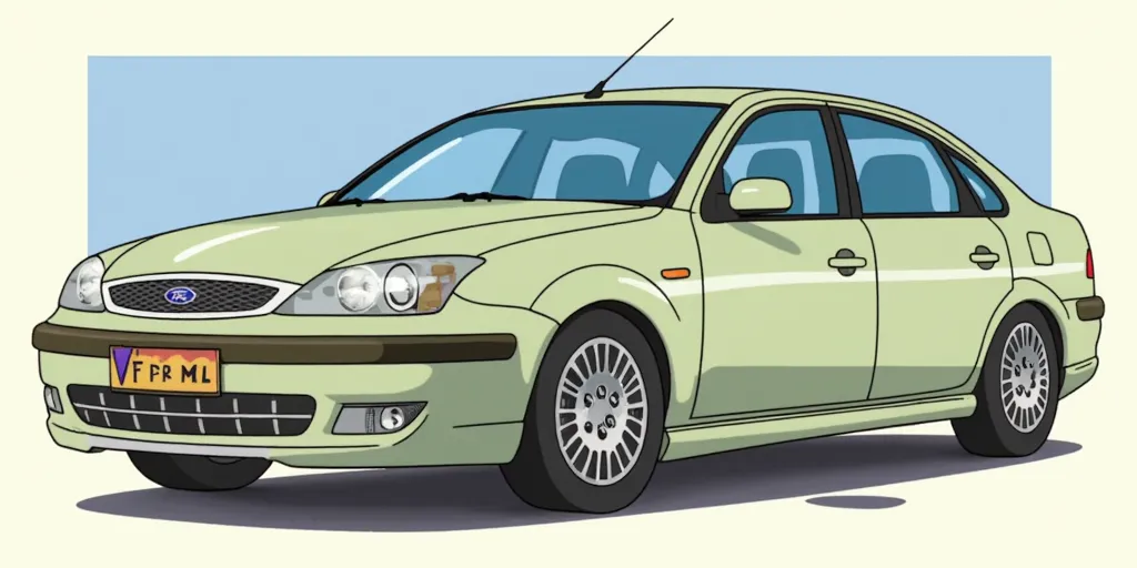 ghiblistyle, source_anime, Ghiblistyle, anime coloring, 2005 Ford Mondeo