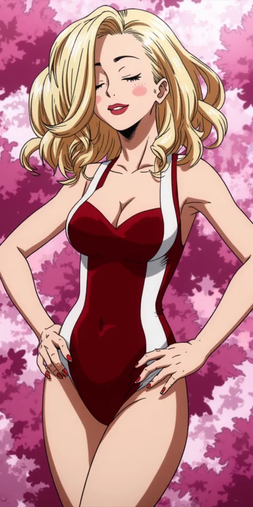 My Hero Academia style, Marilyn Monroe, full-body, screenshot from My Hero Academia, source_anime