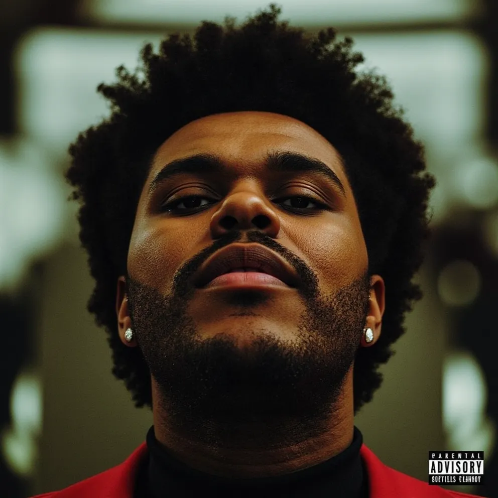The Weeknd, Album Cover, Looking up, Dark fantasy theme