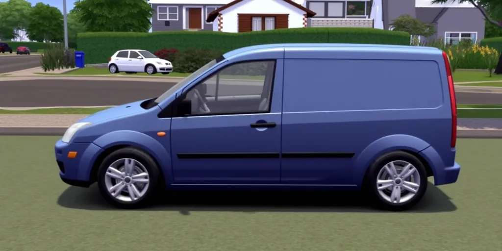 THSMS screencap 2005 Ford Focus panel van, European Ford Focus, three-door van