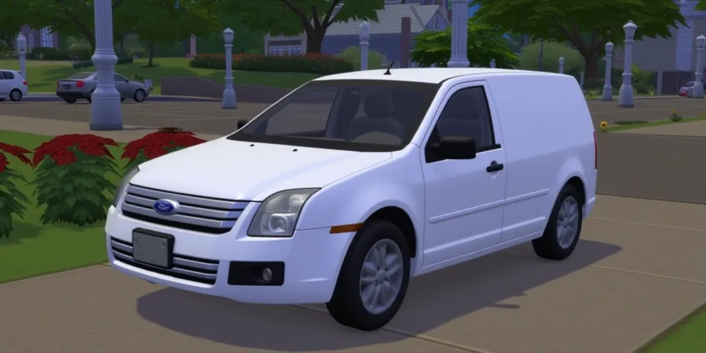 THSMS screencap 2008 Ford Fusion panel van, three-door van