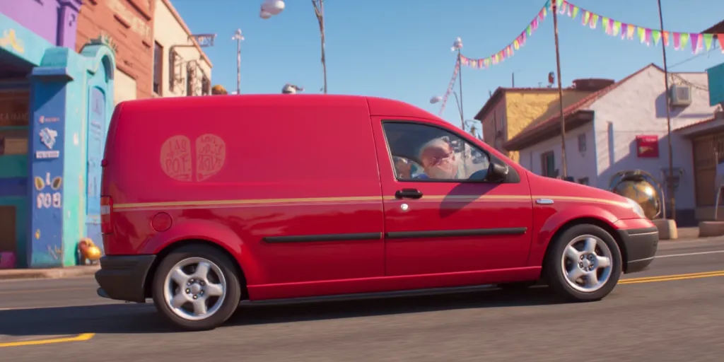 Illuminationstyle screencap of 2001 Ford Focus car panel van, three-door van