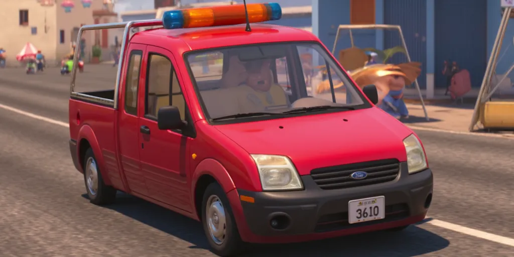 Illuminationstyle screencap of 2006 Ford Transit Connect bakkie