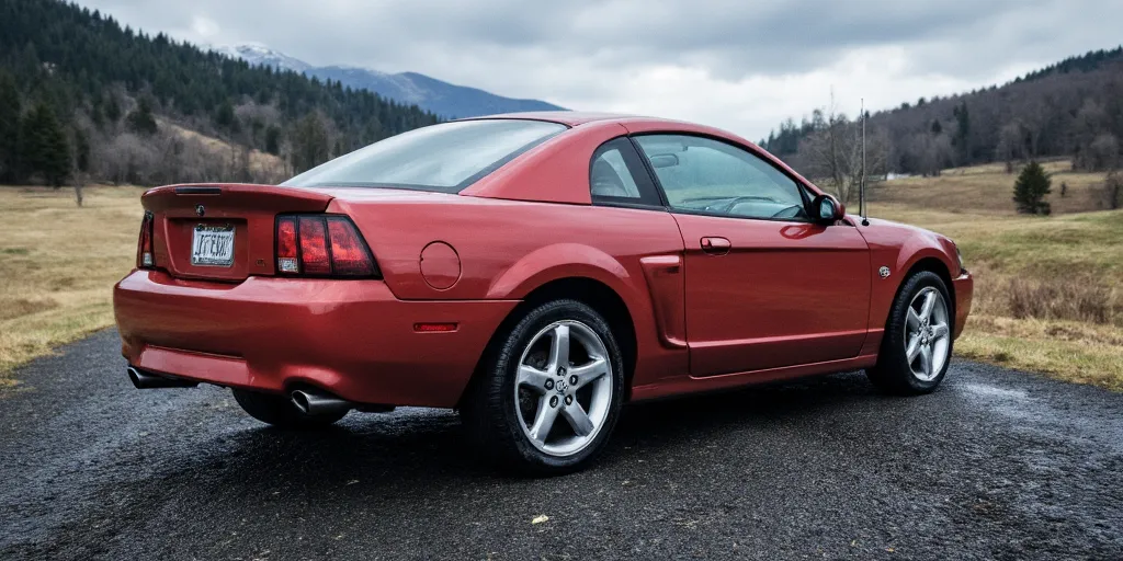 realistic, photorealistic, real-life, 2006 Ford coupe