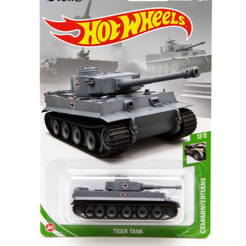 Hot Wheels, how Wheels car, package, packaging, Cars, multicolor, set, TIGER TANK, grey ww2 germany heavy tank, "TIGER TANK"
