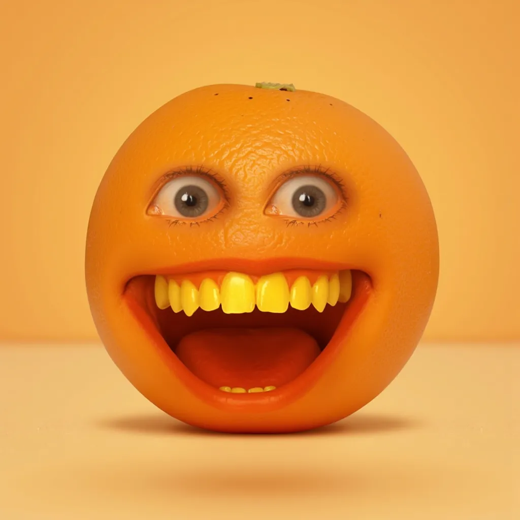 Annoying Orange happy model