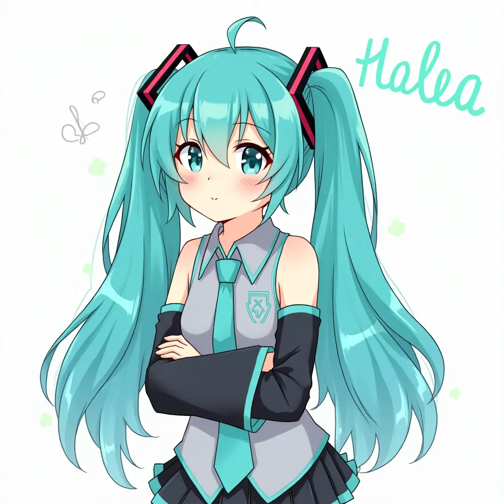 Hola soy hatsume te as esforzado mucho hoy se que estas cansado pero se que puedes dar mucho más de ti aunque las cosas no se vean bien siempre puede ser peor así que levantate y no olvides atu vocaloit favorita HATSUME MIKU