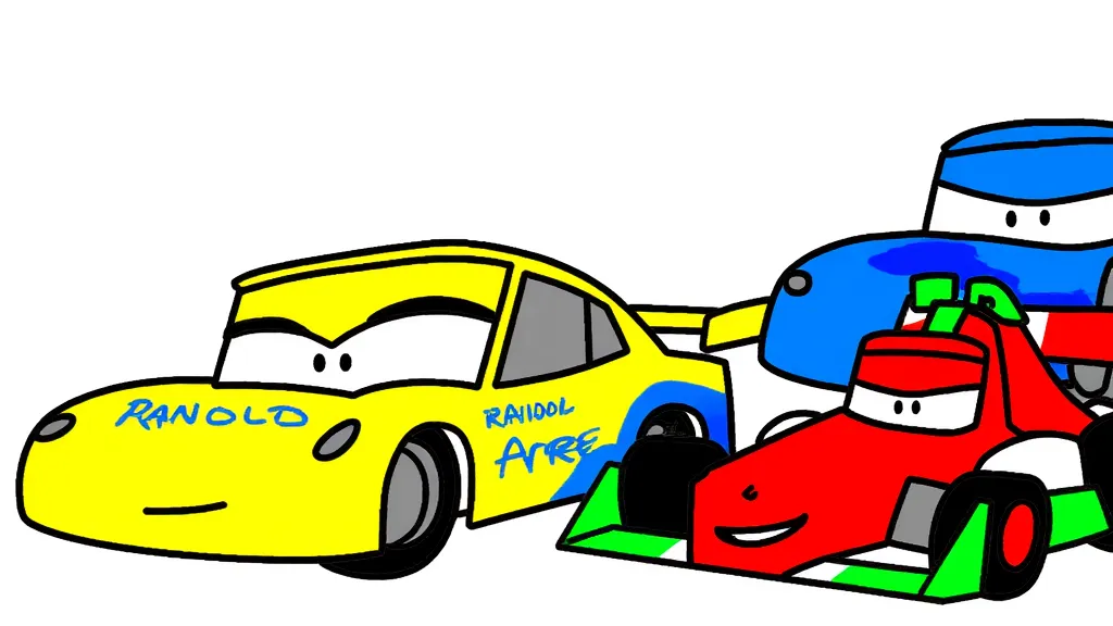 Cruz Ramirez, Francesco and Raoul Racing in Tokyo WGP