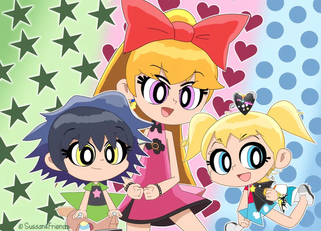 Powerpuff Girls in Sussan & Friends Style