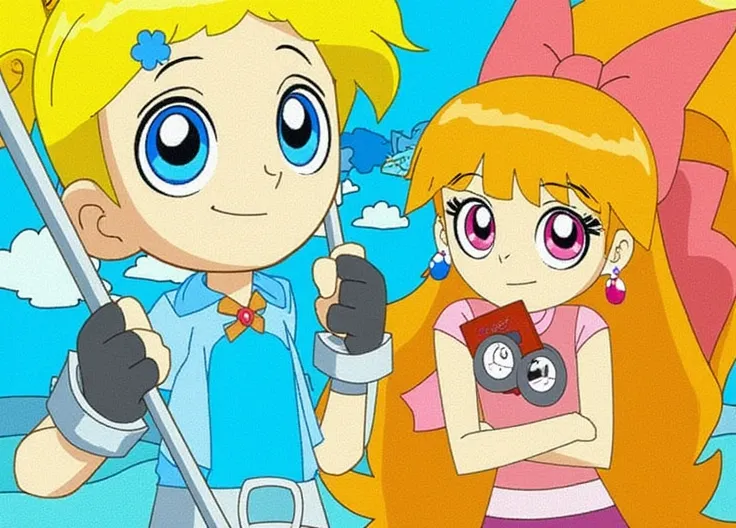 Bubbles and Blossom in The Style of Sussan & Friends / HHPAY Animations