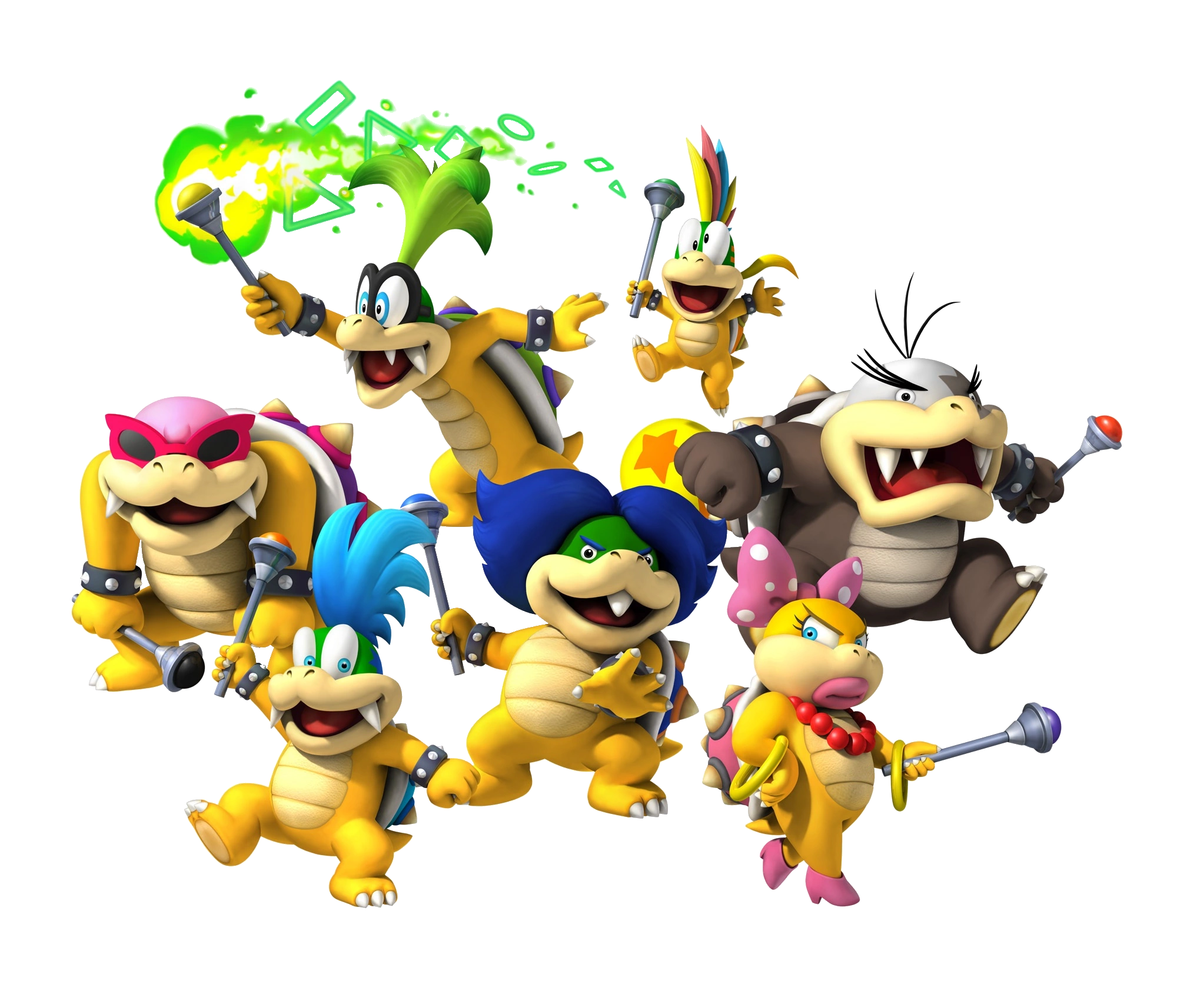 Koopalings From Super Mario