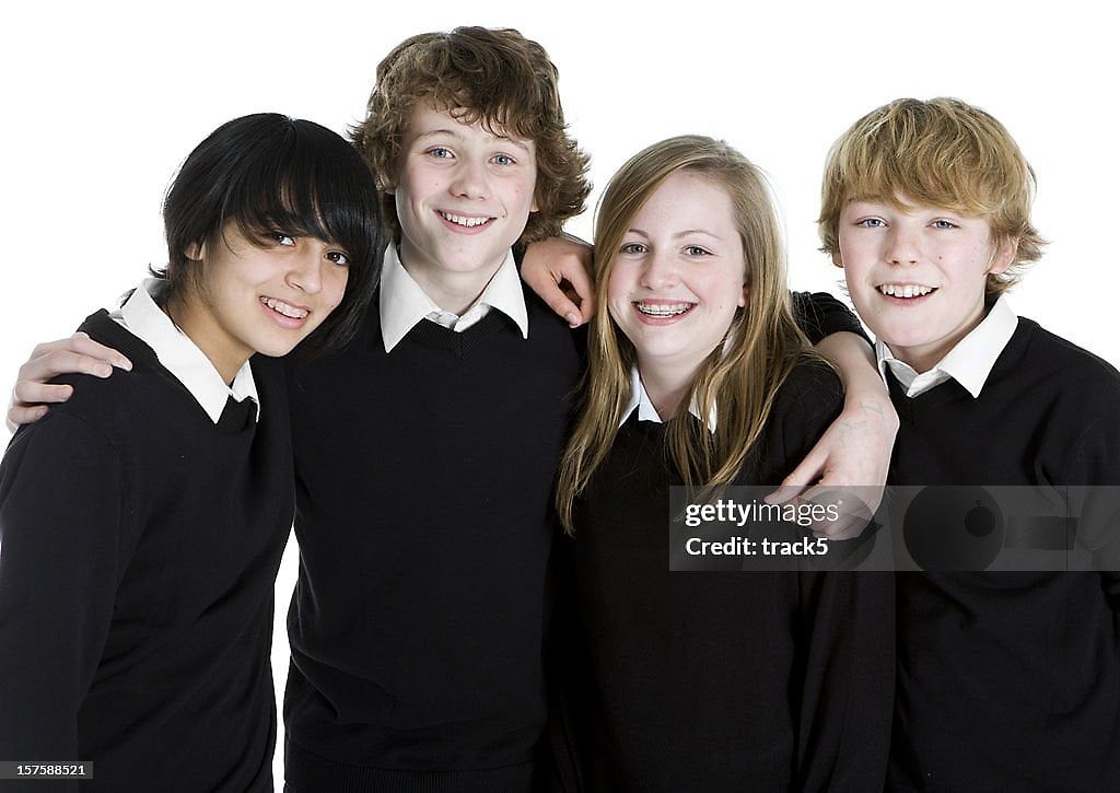 Teenagers and children