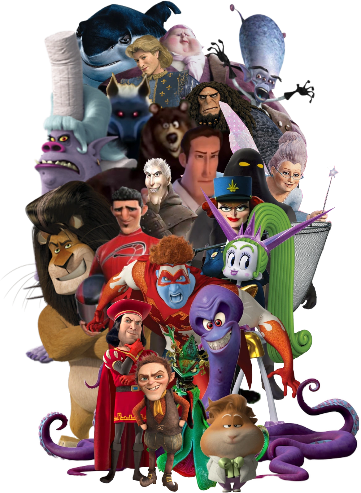 Dreamworks villains 
