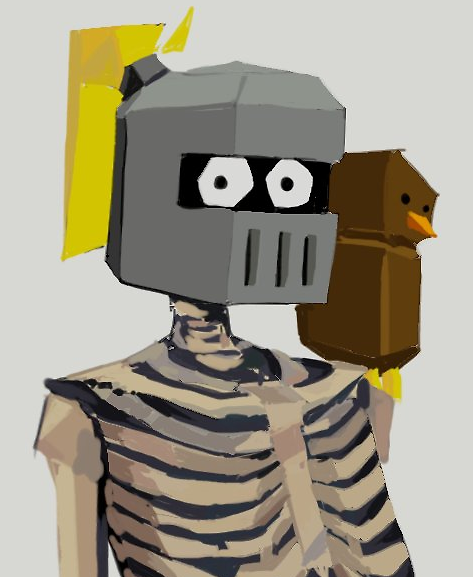 Mysterious Druid Knight (& Owl) (ULTRAKILL)