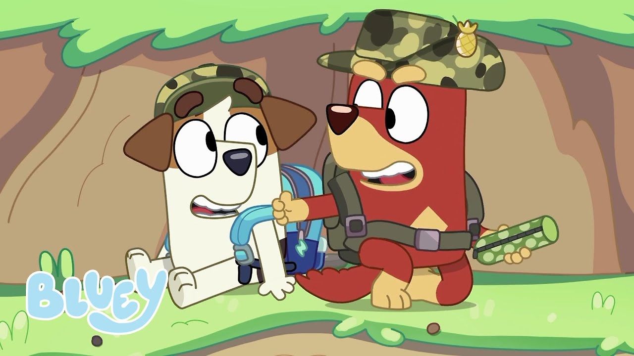 Rusty + Jack (from Bluey)
