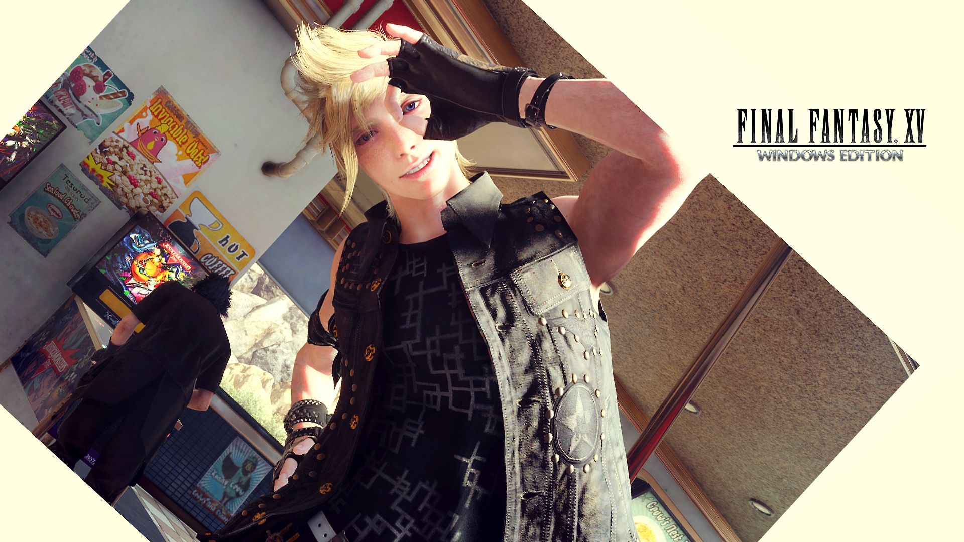 Prompto Argentum (FFXV) / Goro Akechi (Persona 5)