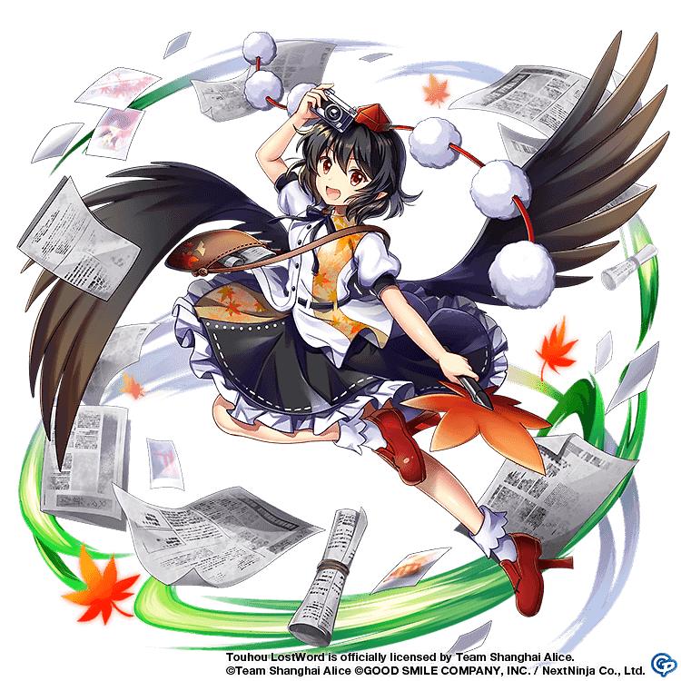 Aya Shameimaru (Touhou Lostword)
