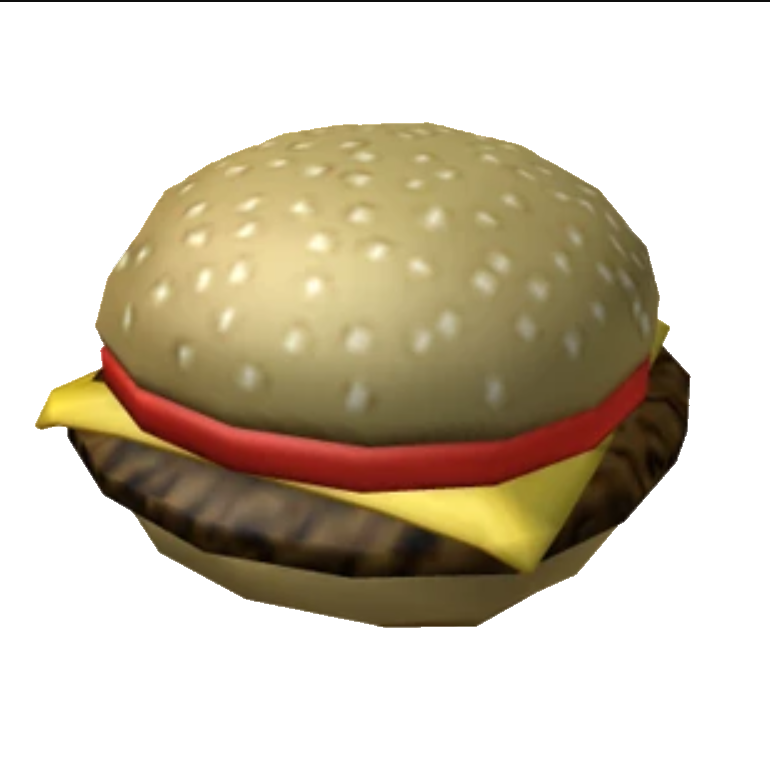 the Cheezburger gear from Roblox