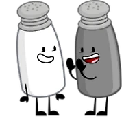 Salt and Pepper (Inanimate Insanity) each