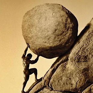 Me and the birds (Sisyphus meme)
