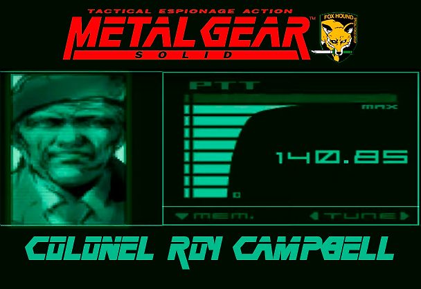 Colonel Roy Campbell for MGS 1